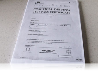 Don't take your driving test on a Friday.